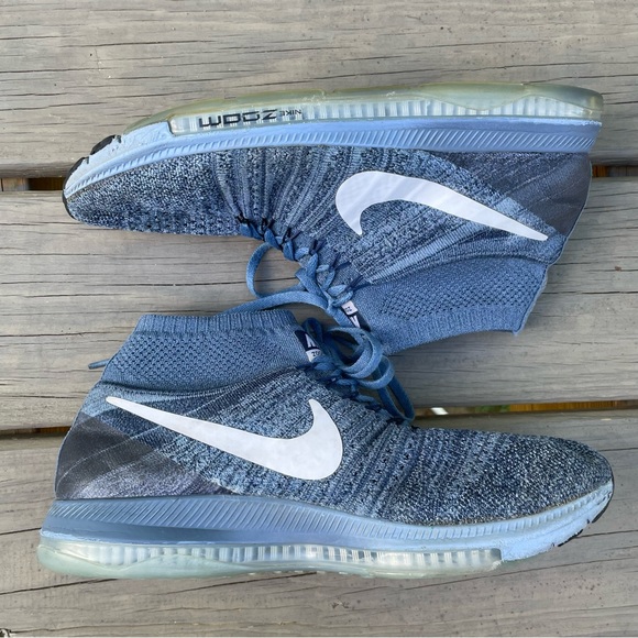 Nike Zoom All Out Flyknit Ocean Fog shoes size 9.5 - Picture 13 of 16